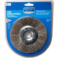 Century Drill & Tool Century Drill 76853 Bench Grinder Wire Wheels 5" Dia. Steel Crimped 76853